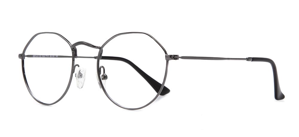 BENX Eyeglasses Teenage Woman Geometrical Full-Rimmed Metal Unfiltered BXMTL 7012.49-C.02